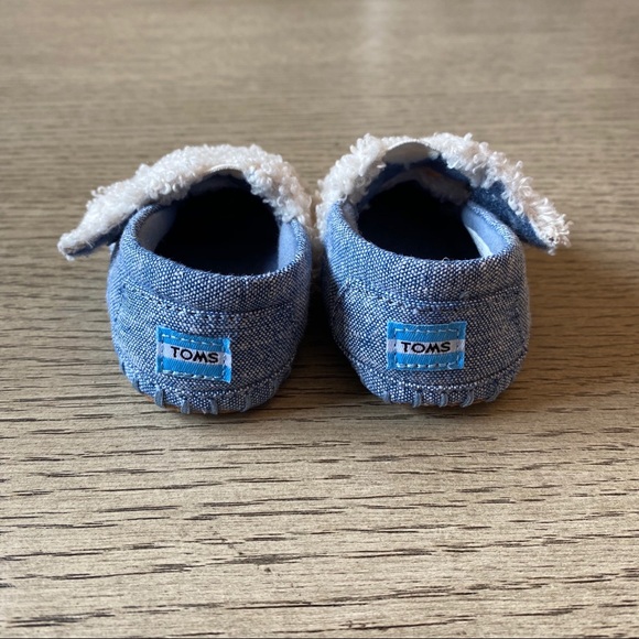 Chambray and Sherpa soft bottom Toms 2c - Picture 3 of 5